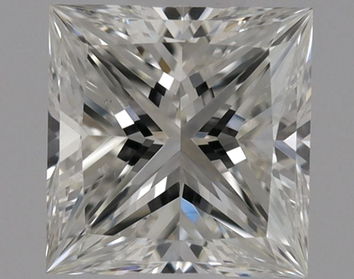 0.5 carat I-VS1 Natūralus Princess Deimantas (1)