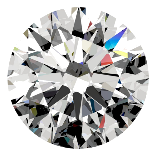 0.3 carat F-VS1 Excellent cut Natūralus Round Deimantas (1)