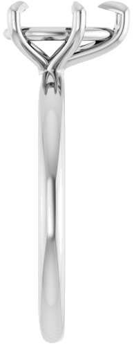 Sužadėtuvių Žiedas „Solitaire“ 585 Baltojo Aukso Pear Shape 9mm x 6mm (4)