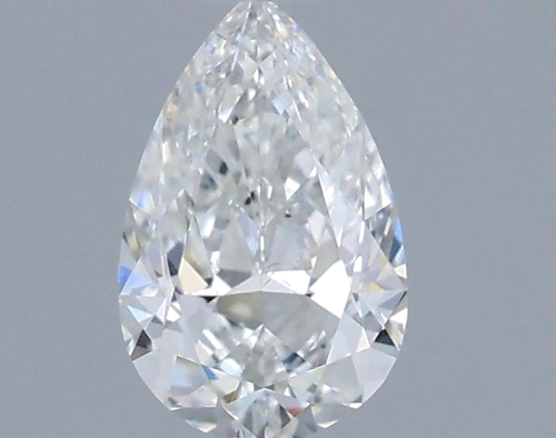 0.5 carat F-SI1 Natūralus Pear Deimantas (1)