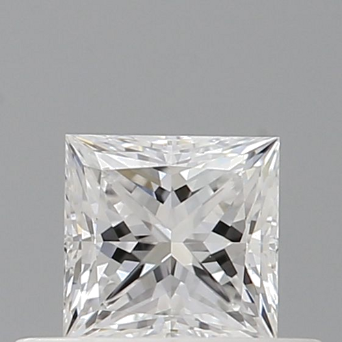 0.4 carat D-VVS2 Natūralus Princess Deimantas (1)
