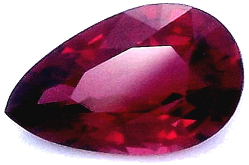 0.66 carat RED Pear Rubinas (1)
