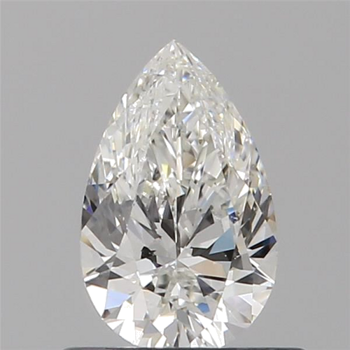 0.51 carat G-VS2 Natūralus Pear Deimantas (1)