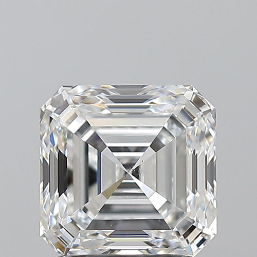 2.11 carat E-VS2 Natūralus Asscher Deimantas (1)