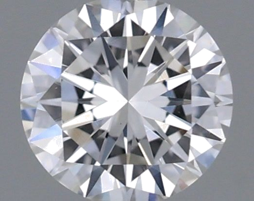 0.18 carat F-VVS2 GD cut Natūralus Round Deimantas (1)