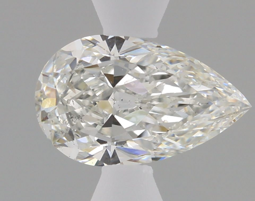 0.62 carat G-SI2 Natūralus Pear Deimantas (1)