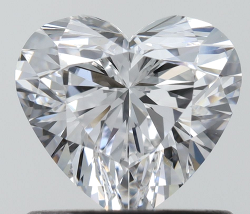 0.7 carat D-VS1 Natūralus Heart Deimantas (1)