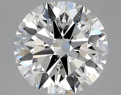 1.7 carat G-SI2 Excellent cut Natūralus Round Deimantas (1)