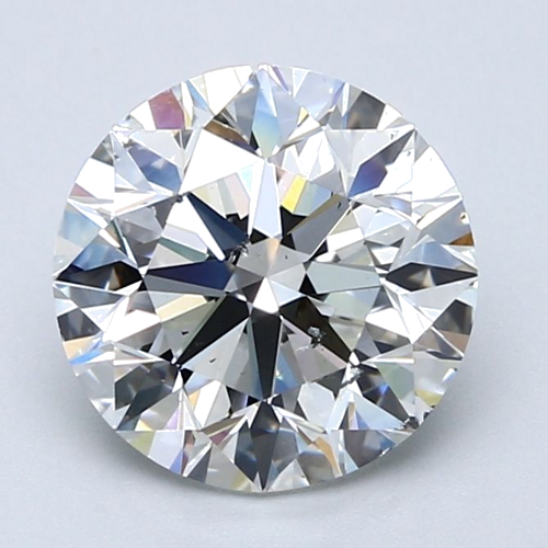 3.0 carat G-SI2 Excellent cut Natūralus Round Deimantas (1)