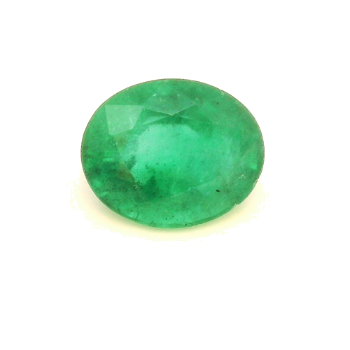 0.68 carat GREEN Oval Smaragdas (1)