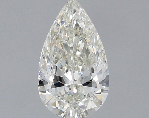 0.5 carat J-SI2 Natūralus Pear Deimantas (1)
