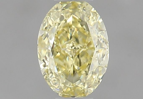0.4 carat Fancy Yellow-VVS1 Natūralus Oval Deimantas (1)
