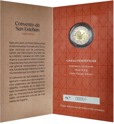 2025 Spain Salamanca Old Town 2 Euro Proof Coin (5)