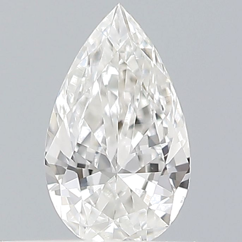 0.19 carat E-VS1 Natūralus Pear Deimantas (1)