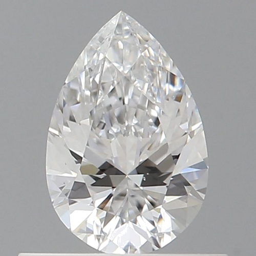 0.55 carat D-VS2 Natūralus Pear Deimantas (1)