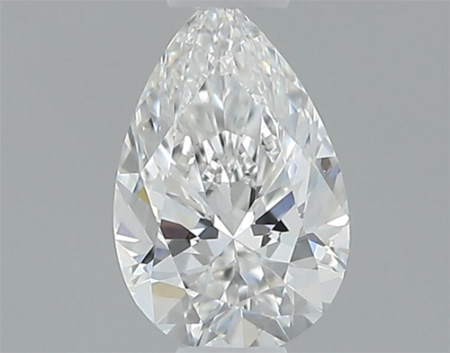 0.3 carat F-VVS1 Natūralus Pear Deimantas (1)