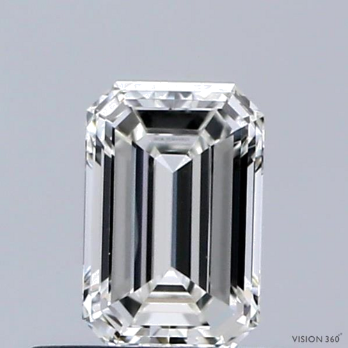 0.46 carat I-VS1 Natūralus Emerald Deimantas (1)