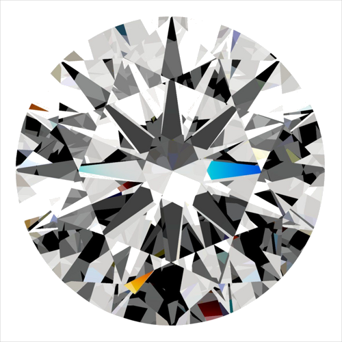 0.3 carat H-VS2 Excellent cut Natūralus Round Deimantas (1)
