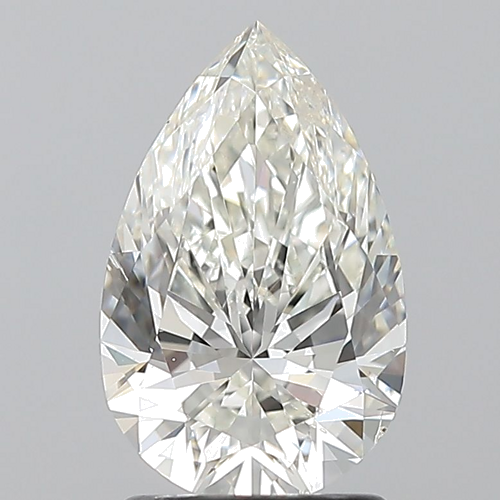 1.7 carat I-SI1 Natūralus Pear Deimantas (1)