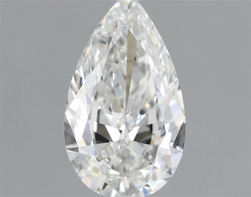 0.5 carat G-VS2 Natūralus Pear Deimantas (1)
