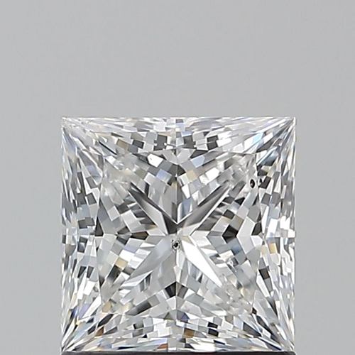1.3 carat E-SI1 Natūralus Princess Deimantas (1)