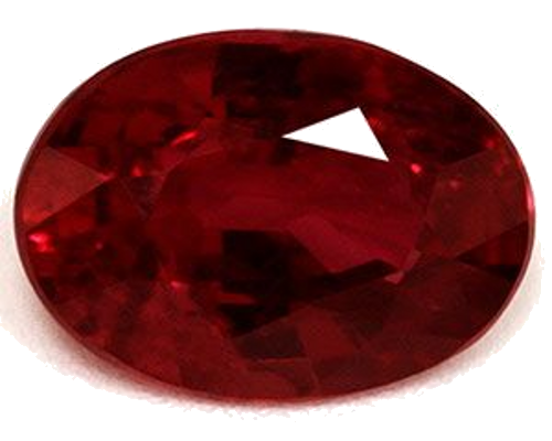 0.99 carat RED Oval Rubinas (1)