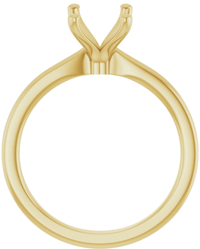 Sužadėtuvių Žiedas 14k yellow gold Elongated Cushion 9mm x 7mm (2)