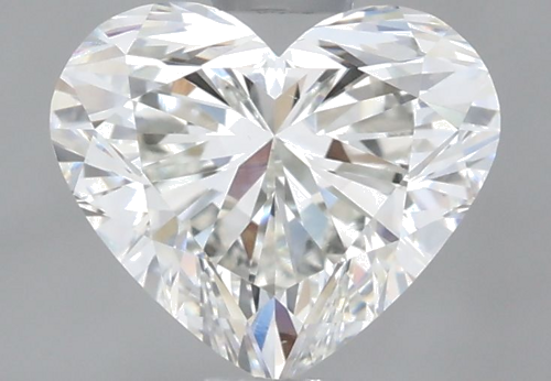 0.9 carat I-VVS2 Natūralus Heart Deimantas (1)