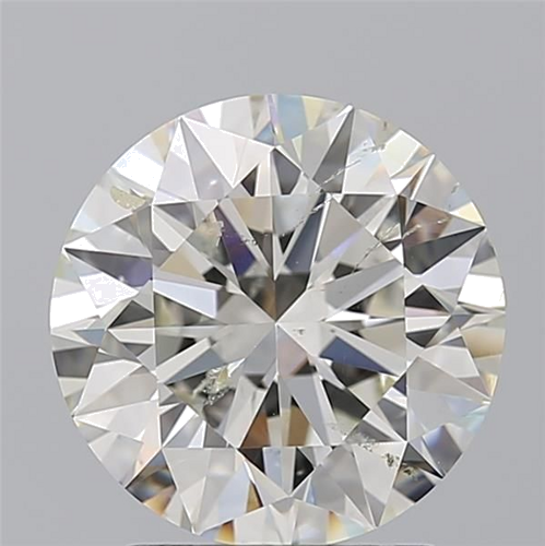 2.51 carat K-SI2 Excellent cut Natūralus Round Deimantas (1)