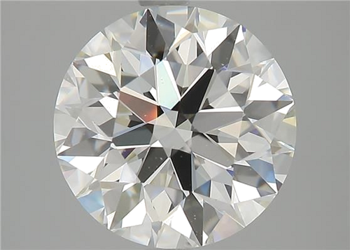 3.41 carat I-VVS2 Excellent cut Natūralus Round Deimantas (1)