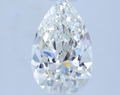 0.56 carat H-VVS1 Natūralus Pear Deimantas (1)
