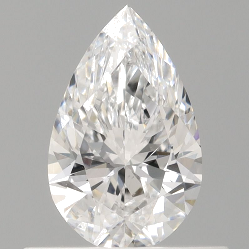 0.51 carat D-VS2 Natūralus Pear Deimantas (1)