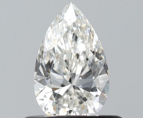 0.5 carat H-VS1 Natūralus Pear Deimantas (1)