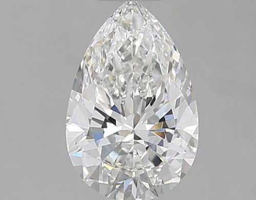 0.55 carat G-VVS2 Natūralus Pear Deimantas (1)