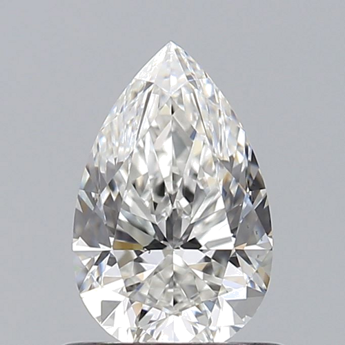 0.65 carat F-VS1 Natūralus Pear Deimantas (1)