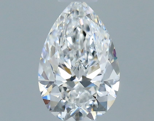 0.4 carat D-VS1 Natūralus Pear Deimantas (1)