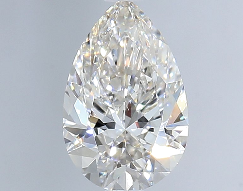 0.9 carat G-VS2 Natūralus Pear Deimantas (1)