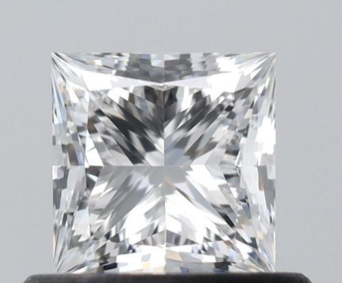0.62 carat F-VVS1 Natūralus Princess Deimantas (1)