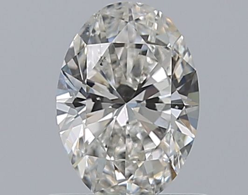 0.7 carat H-SI1 Natūralus Oval Deimantas (1)
