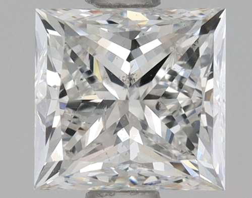 0.9 carat G-SI2 Natūralus Princess Deimantas (1)