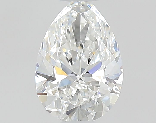 0.5 carat E-VVS2 Natūralus Pear Deimantas (1)