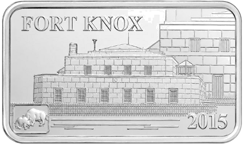 Fort Knox Cook Islands 2015 silver coin-bar (1)