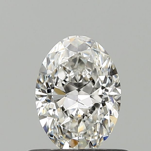 0.5 carat F-VVS2 Natūralus Oval Deimantas (1)
