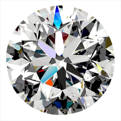 0.3 carat I-VS2 Excellent cut Natūralus Round Deimantas (1)
