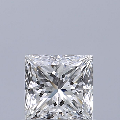 0.5 carat E-VVS1 Natūralus Princess Deimantas (1)