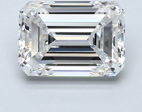 3.01 carat F-VS2 Natūralus Emerald Deimantas (1)