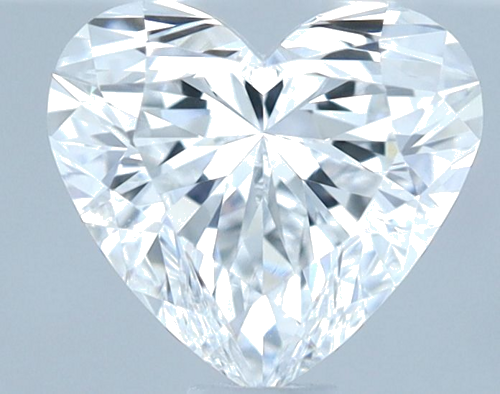 0.55 carat E-VS1 Natūralus Heart Deimantas (1)