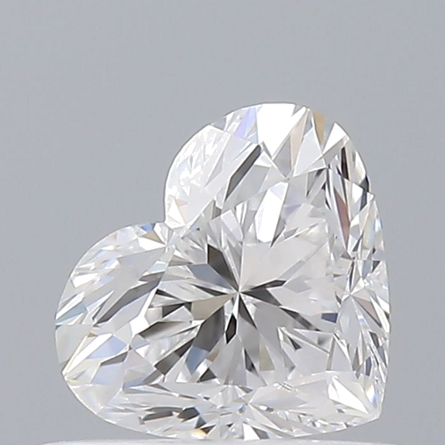 0.5 carat D-VVS2 Natūralus Heart Deimantas (1)