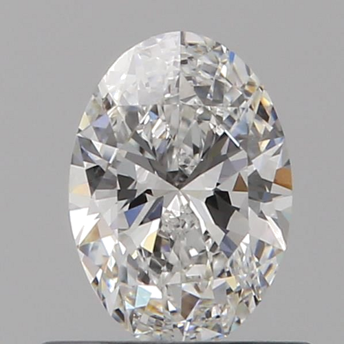 0.51 carat F-VVS2 Natūralus Oval Deimantas (1)