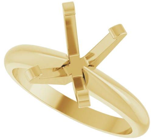 Sužadėtuvių Žiedas „Heavyweight Solitaire“ 14k yellow gold Emerald 8.5mm x 6.5mm (5)